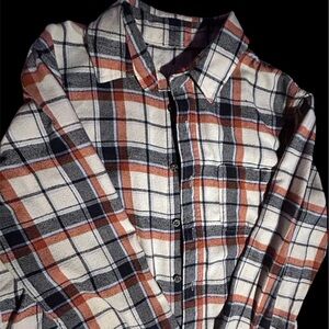 Casual Plaid Button-Down Shirt for Men